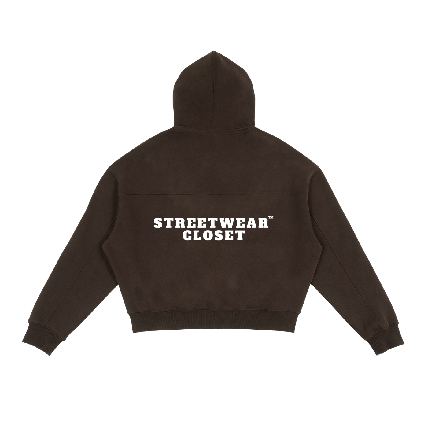 Fleece Zip-Up Boxy Hoodie