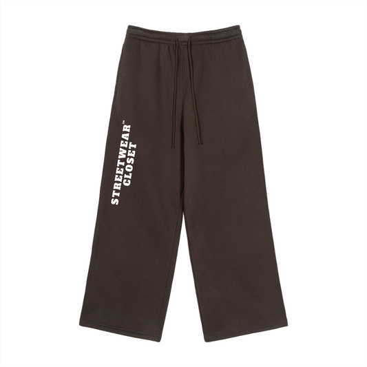 Fleece Straight-Leg Sweatpants
