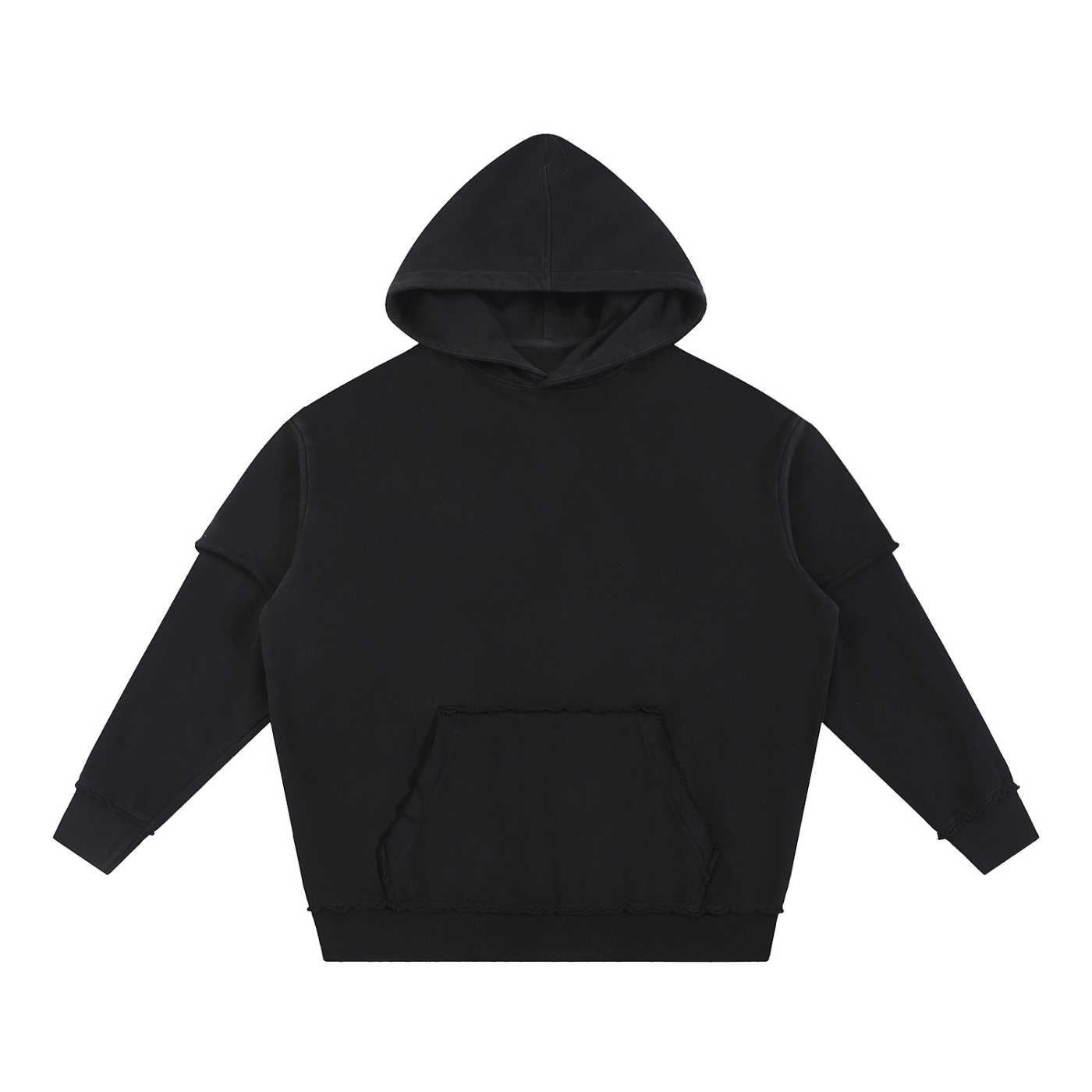 Raw Edge Hoodie