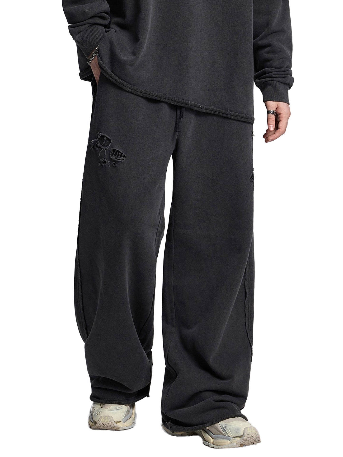 Raw Edge Sweatpants