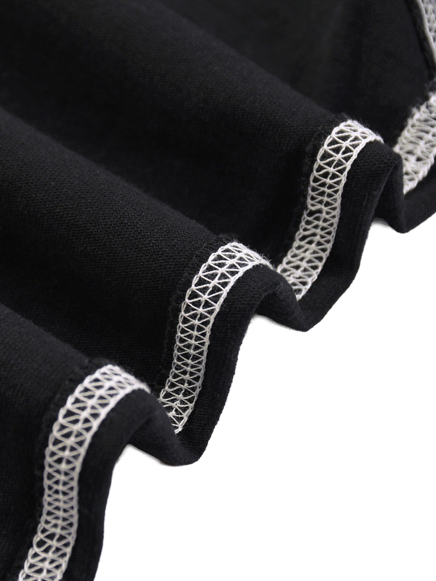 Contrast-Stitched Cotton Tee